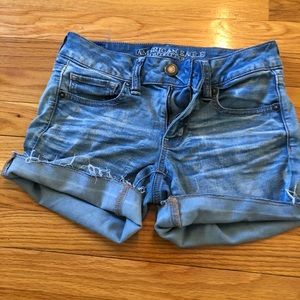 American eagle jean shorts